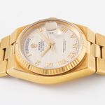 Rolex Day-Date Oysterquartz 19018 (1901) - White dial 36 mm Yellow Gold case (6/8)