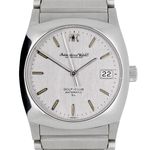 Baume & Mercier Vintage 1830 (1980) - Zilver wijzerplaat 34mm Staal (1/5)