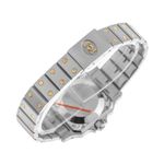 Cartier Santos 0902 (1994) - White dial 24 mm Gold/Steel case (7/7)