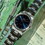 Rolex Air-King 14010 (2000) - Blue dial 34 mm Steel case (5/8)