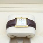 Cartier Tank Vermeil 590005 (Unknown (random serial)) - White dial 23 mm Unknown case (3/8)