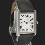 Cartier Tank Solo WSTA0028 (Onbekend (willekeurig serienummer)) - Wit wijzerplaat 35mm Staal (4/8)