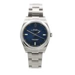 Rolex Oyster Perpetual 39 114300 (Unknown (random serial)) - Blue dial 39 mm Steel case (1/8)