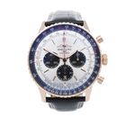 Breitling Navitimer 01 (46 MM) RB0137241G1P1 (2025) - Zilver wijzerplaat 46mm Roodgoud (1/7)