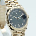 Rolex Day-Date 36 128238 (2020) - Green dial 36 mm Yellow Gold case (5/8)