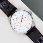 IWC Portuguese Automatic IW500114 (2015) - Silver dial 42 mm Steel case (1/8)