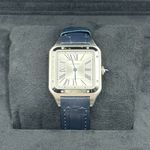 Cartier Santos Dumont WSSA0022 (2023) - Silver dial 43 mm Steel case (5/8)