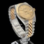 Rolex Datejust 36 16013 (1987) - Gold dial 36 mm Gold/Steel case (6/7)