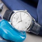 Jaeger-LeCoultre Master Ultra Thin Date Q1288420 (Onbekend (willekeurig serienummer)) - Zilver wijzerplaat 40mm Staal (2/8)