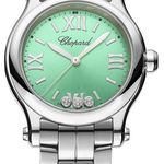 Chopard Happy Sport 278590-3013 (2026) - Green dial 30 mm Steel case (1/1)