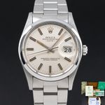 Rolex Oyster Perpetual Date 15000 (1982) - Silver dial 34 mm Steel case (1/8)