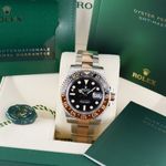Rolex GMT-Master II 126711CHNR (2021) - Black dial 40 mm Gold/Steel case (7/7)