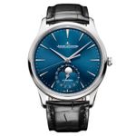 Jaeger-LeCoultre Master Ultra Thin Moon Q1368480 (2024) - Blauw wijzerplaat 39mm Staal (1/1)