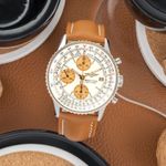 Breitling Old Navitimer 81610 (Unknown (random serial)) - White dial 41 mm Steel case (1/8)