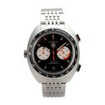 TAG Heuer Autavia CY2111 (Unknown (random serial)) - Black dial 42 mm Steel case (2/8)