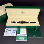 Rolex Cellini Time 50505 (2018) - Black dial 39 mm Rose Gold case (3/8)