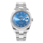 Rolex Datejust 41 126334 (2017) - Blauw wijzerplaat 41mm Staal (1/6)