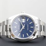 Rolex Datejust 41 126300 (2023) - Blue dial 48 mm Steel case (2/7)