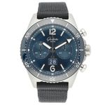 Glashütte Original SeaQ Chronograph 1-37-23-02-81-36 (2024) - Blauw wijzerplaat 43mm Staal (1/5)