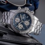 Breitling Superocean Chronograph II A13340 (2005) - Blue dial 42 mm Steel case (2/8)