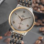 Omega De Ville 434.20.34.20.05.002 (Unknown (random serial)) - White dial 34 mm Gold/Steel case (1/8)