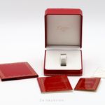 Cartier Santos 82036283 (Unknown (random serial)) - White dial 24 mm Gold/Steel case (7/8)