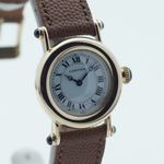Cartier Diabolo 1440 (1995) - White dial 27 mm Yellow Gold case (4/8)
