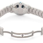 Cartier Santos 2965 (Onbekend (willekeurig serienummer)) - Wit wijzerplaat 30mm Staal (5/5)