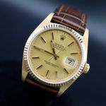 Rolex Datejust 36 16018 (Unknown (random serial)) - Champagne dial 36 mm Yellow Gold case (4/6)