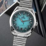 Omega Seamaster Aqua Terra 220.10.41.21.03.006 (Unknown (random serial)) - Turquoise dial 41 mm Steel case (3/8)