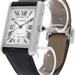 Cartier Tank WSTA0040 (Unknown (random serial)) - Silver dial 41 mm Steel case (3/5)