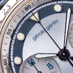 Gérald Genta Unknown G.3503.7-35 (Unknown (random serial)) - Blue dial 35 mm Platinum case (4/8)