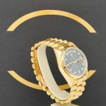 Rolex Day-Date 36 18038 (1983) - Blue dial 36 mm Yellow Gold case (3/7)