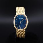 Patek Philippe Golden Ellipse 3848 (Unknown (random serial)) - Blue dial 32 mm Yellow Gold case (1/7)