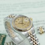 Rolex Lady-Datejust 69173 (1997) - Champagne dial 26 mm Gold/Steel case (1/8)