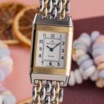 Jaeger-LeCoultre Reverso 260.5.08 (2005) - Silver dial 19 mm Gold/Steel case (4/8)