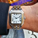 Cartier Panthère 187949 (1994) - White dial 27 mm Gold/Steel case (5/5)