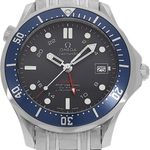 Omega Seamaster Diver 300 M 2535.80.00 (2010) - Blue dial 41 mm Steel case (2/5)