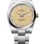 Rolex Oyster Perpetual 41 134300 (2025) - Beige wijzerplaat 41mm Staal (1/1)