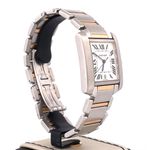 Cartier Tank Française 2302 (2012) - Zilver wijzerplaat 28mm Goud/Staal (3/4)