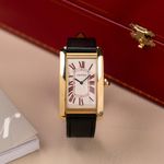 Cartier Tank Américaine 1735 (Unknown (random serial)) - White dial 26 mm Yellow Gold case (1/6)