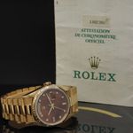 Rolex Day-Date 36 18238 (1992) - Brown dial 36 mm Yellow Gold case (5/7)