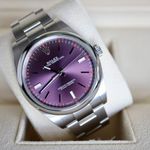 Rolex Oyster Perpetual 39 114300 (2020) - Purple dial 39 mm Steel case (2/4)