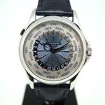 Patek Philippe World Time 5130P-001 (Onbekend (willekeurig serienummer)) - Grijs wijzerplaat 39mm Platina (1/1)