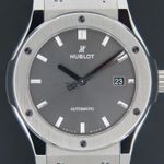 Hublot Classic Fusion 542.NX.7071.LR (2018) - Grey dial 42 mm Titanium case (2/6)