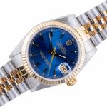 Rolex Datejust 31 68273 (1989) - Blue dial 31 mm Gold/Steel case (1/8)