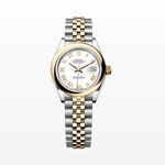 Rolex Lady-Datejust 279163 (2021) - Wit wijzerplaat 28mm Goud/Staal (1/1)