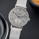 NOMOS Tangente Neomatik 141 (Unknown (random serial)) - Silver dial 39 mm Steel case (3/8)