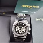 Audemars Piguet Royal Oak Chronograph 26331ST.OO.1220ST.02 (2021) - Zwart wijzerplaat 41mm Staal (7/7)