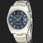 Rolex Oyster Perpetual Date 115200 (2018) - 34mm Staal (1/8)